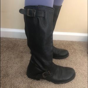Frye Mid Calf Moto Boots